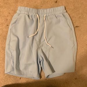 Baby blue summer shorts